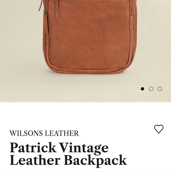 Wilson's Leather Brown Backpack - Picture 10 of 14